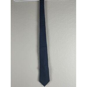 Turnbull & Asser Hand Made In England Blue Paisley Silk Mens Necktie GUM TWILL